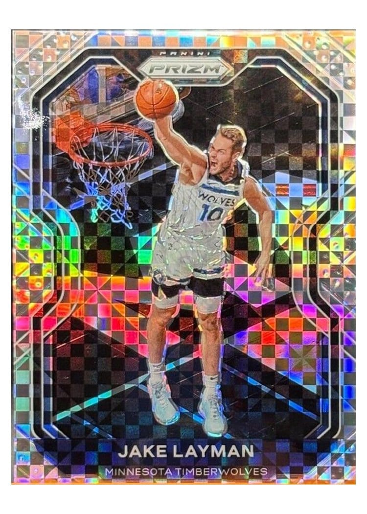 2020-21 Panini Prizm Base Set Jake Layman #245 card