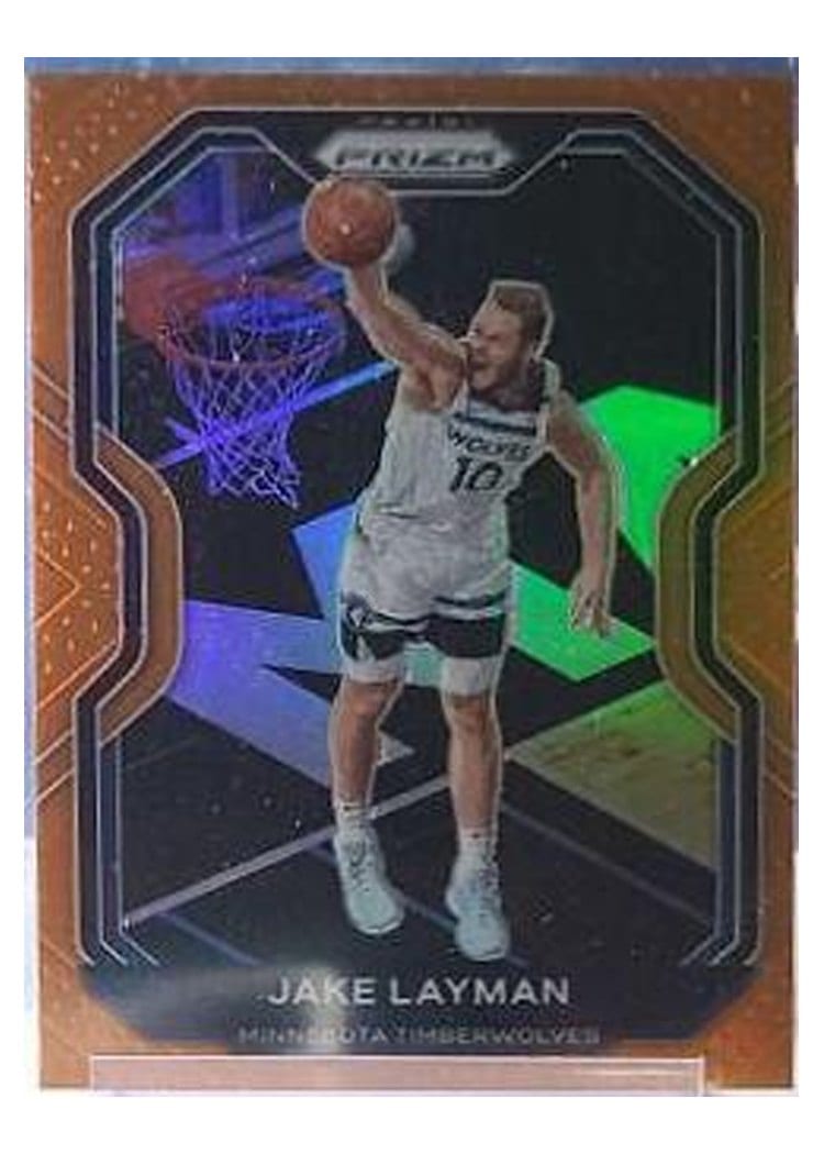 2020-21 Panini Prizm Base Set Jake Layman #245 card