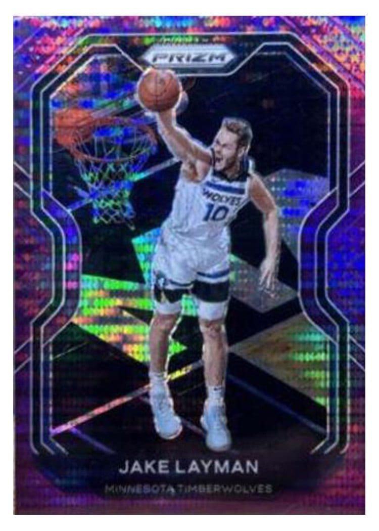 2020-21 Panini Prizm Base Set Jake Layman #245 card