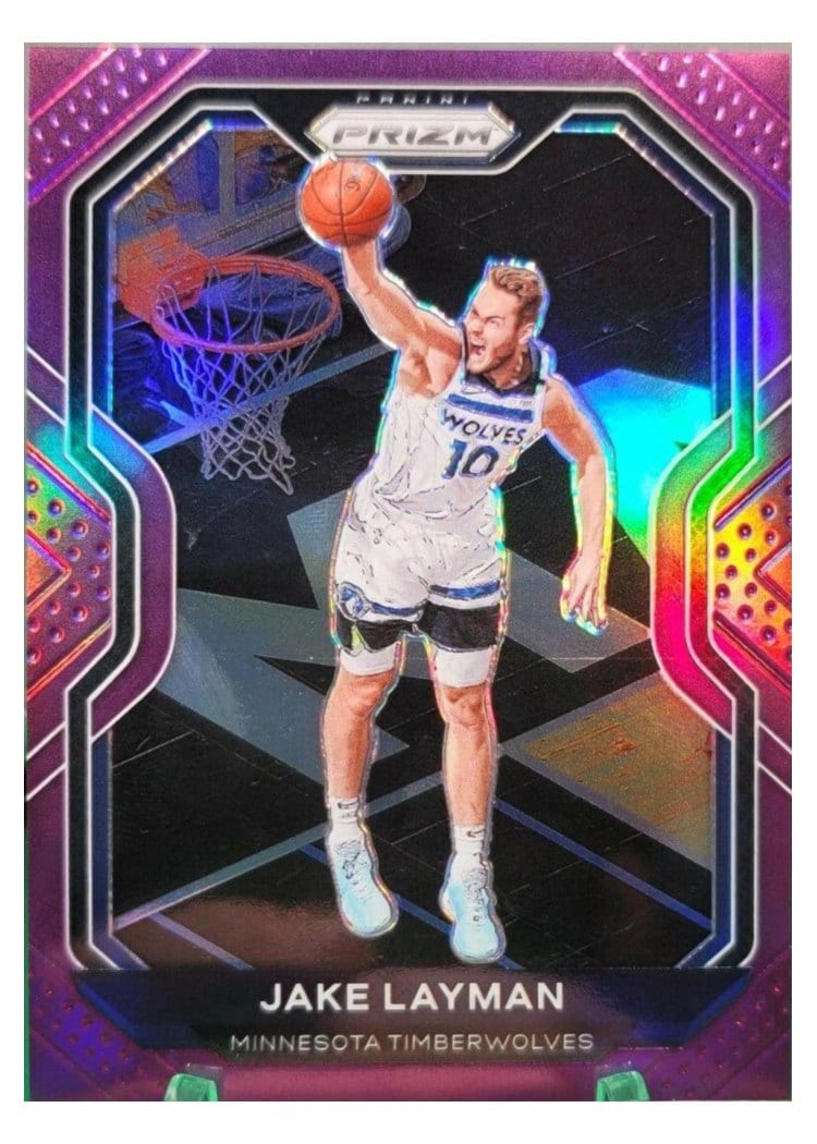 2020-21 Panini Prizm Base Set Jake Layman #245 card