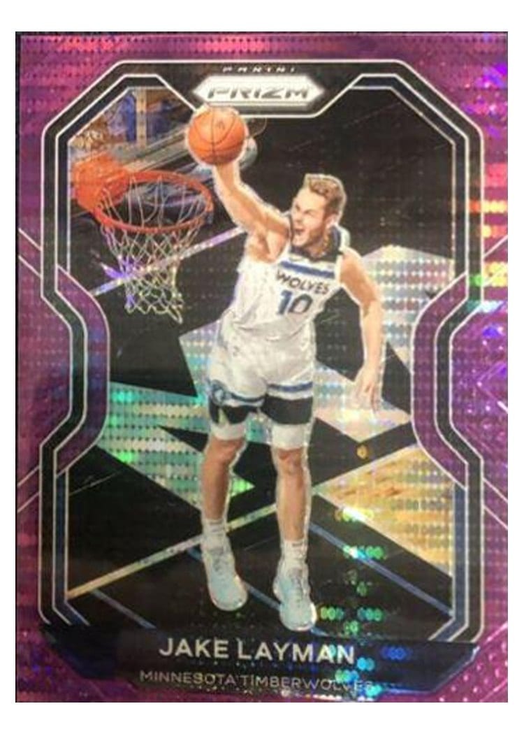 2020-21 Panini Prizm Base Set Jake Layman #245 card