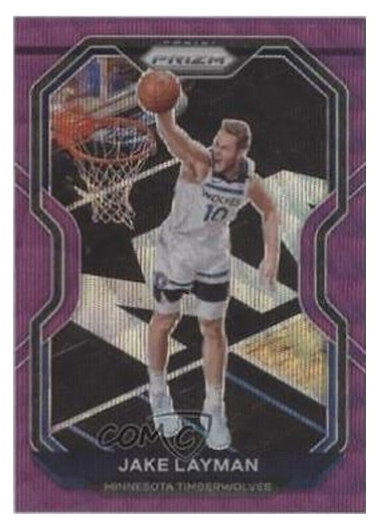2020-21 Panini Prizm Base Set Jake Layman #245 card