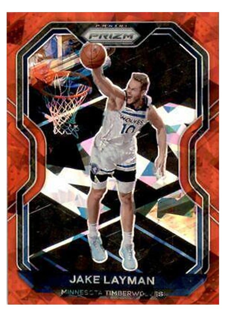 2020-21 Panini Prizm Base Set Jake Layman #245 card