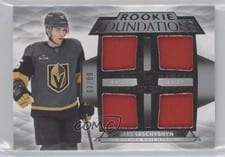 2021-22 Upper Deck The Cup Foundations Quad Jersey Jake Leschyshyn #F-JL card