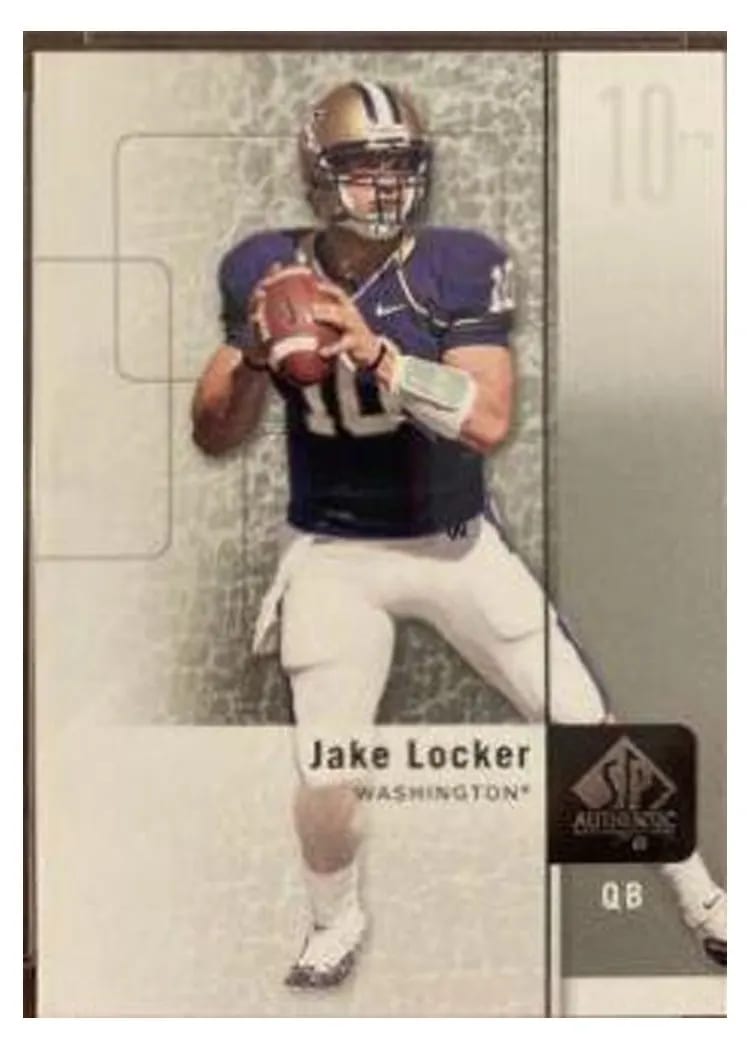 2011 SP Authentic Jake Locker #63 card