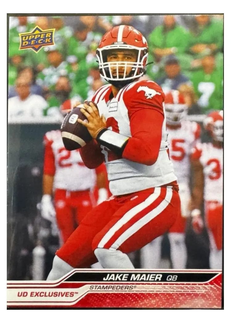 2024 Upper Deck CFL Jake Maier #3 card