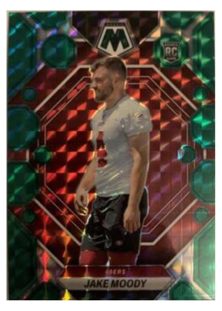 2023 Panini Mosaic Base Set Jake Moody #326 card
