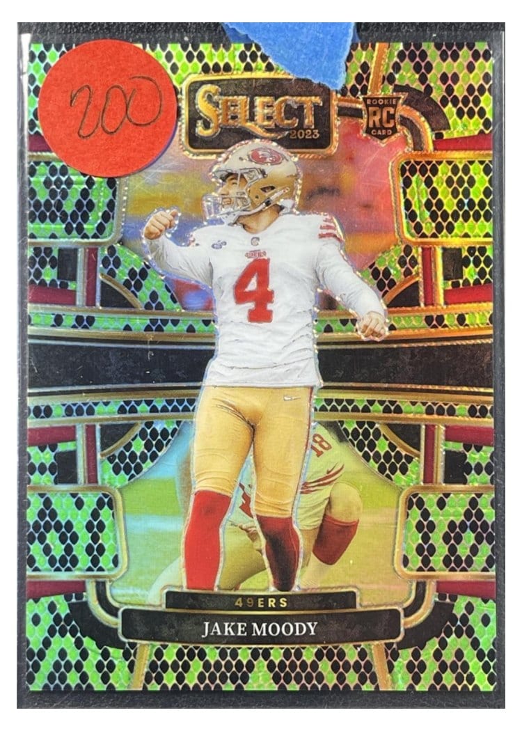 2023 Panini Select Base Set Jake Moody #90 card