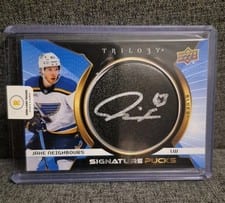 2023-24 SP Authentic Curated Signatures Jake Neighbours #SPC-JN card