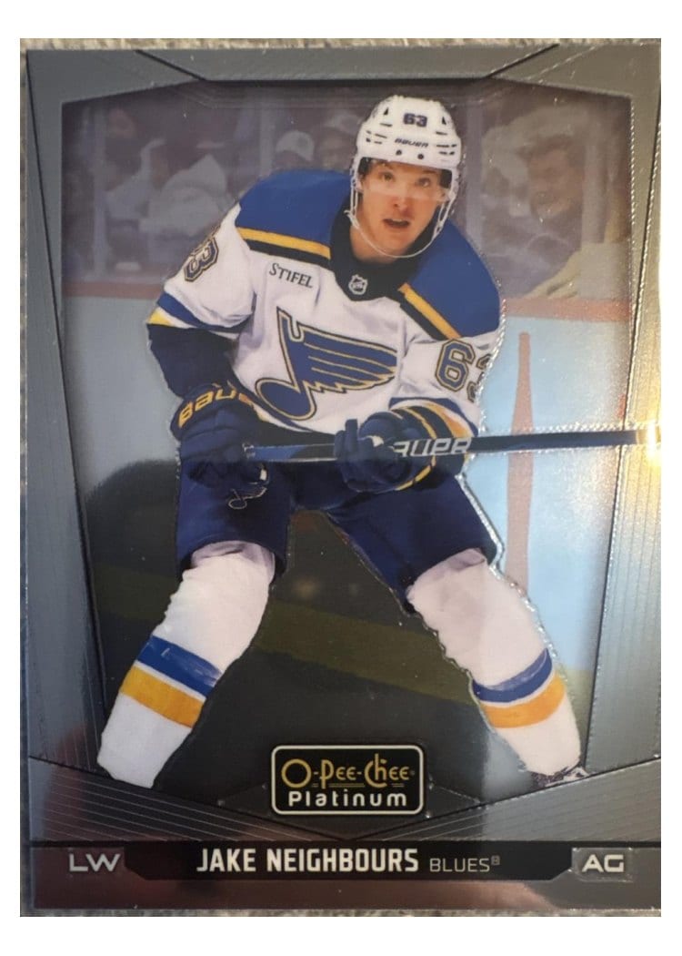 2024-25 O-Pee-Chee Platinum Base Set Jake Neighbours #33 card