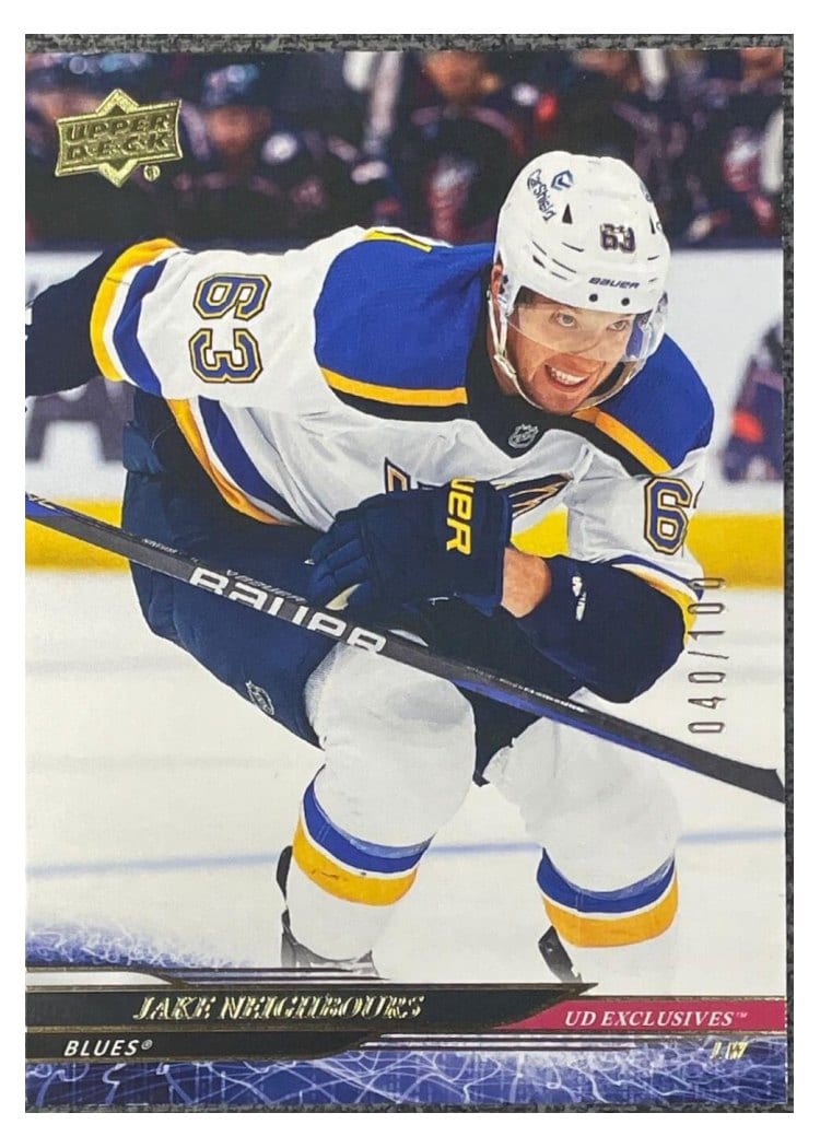 2024-25 Upper Deck Base Set Jake Neighbours #160 card