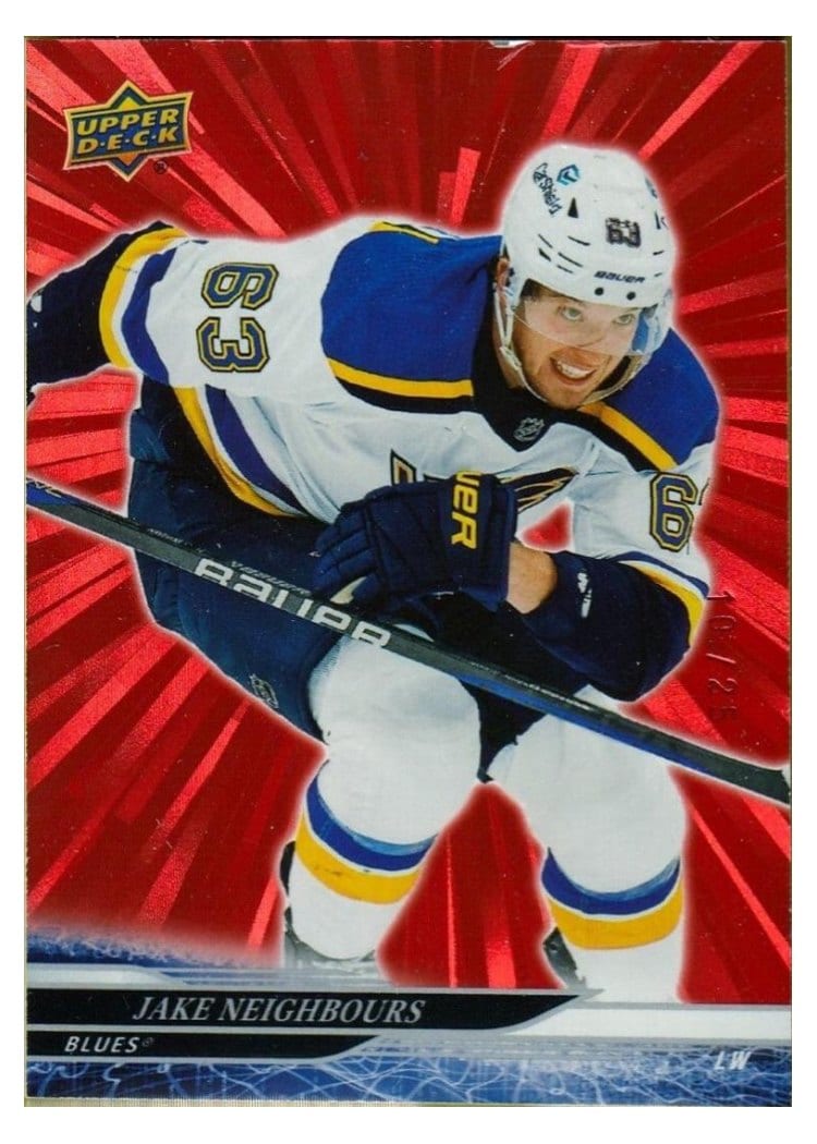 2024-25 Upper Deck Base Set Jake Neighbours #160 card