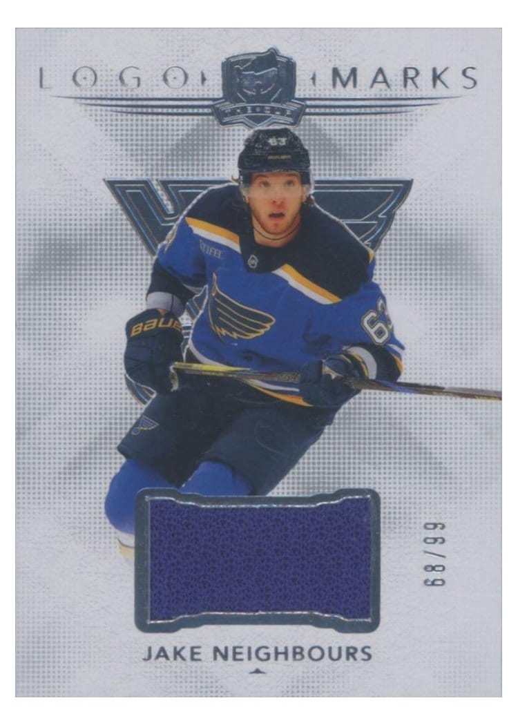 2024-25 Upper Deck The Cup Logomarks Jake Neighbours #LM-JN card