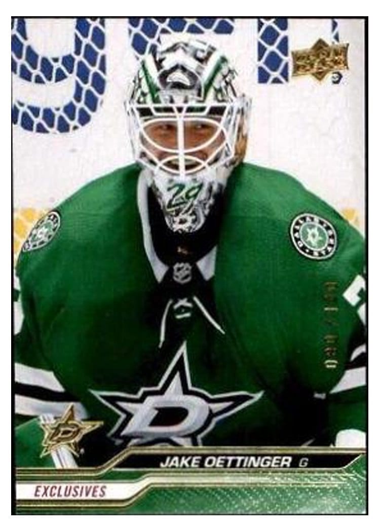 2023-24 Upper Deck Base Set Jake Oettinger #60 card