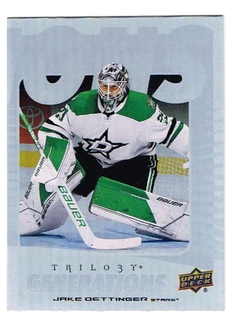 2023-24 Upper Deck Trilogy Generations Jake Oettinger #TG-14C card