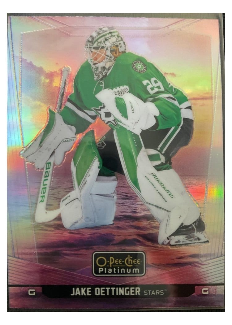 2024-25 O-Pee-Chee Platinum Base Set Jake Oettinger #191 card