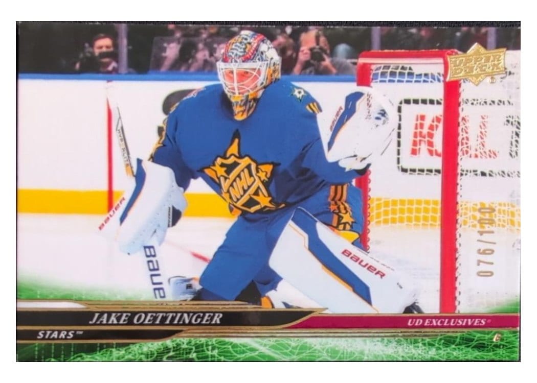 2024-25 Upper Deck Base Set Jake Oettinger #660 card