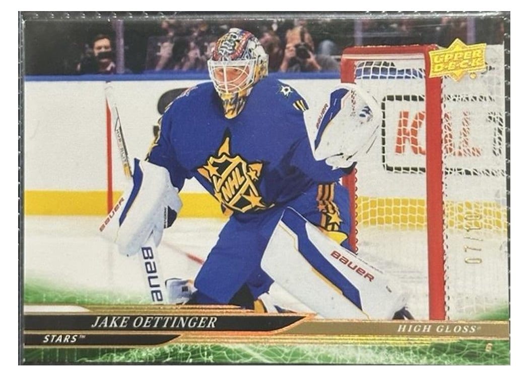 2024-25 Upper Deck Base Set Jake Oettinger #660 card