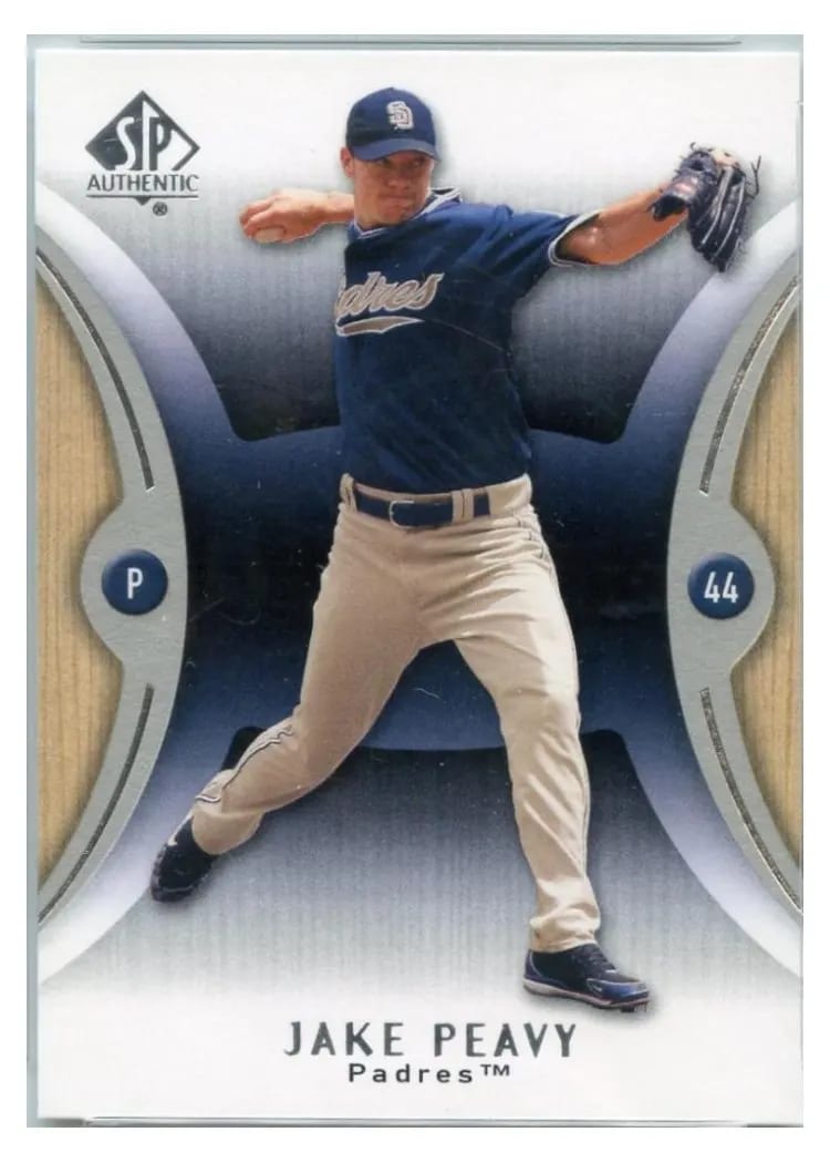 2007 SP Authentic Jake Peavy #40 card