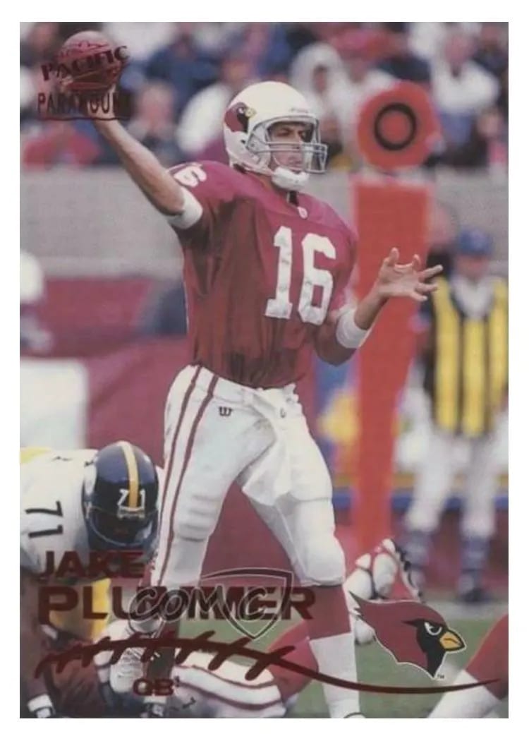 1998 Pacific Paramount Jake Plummer Red #4 card