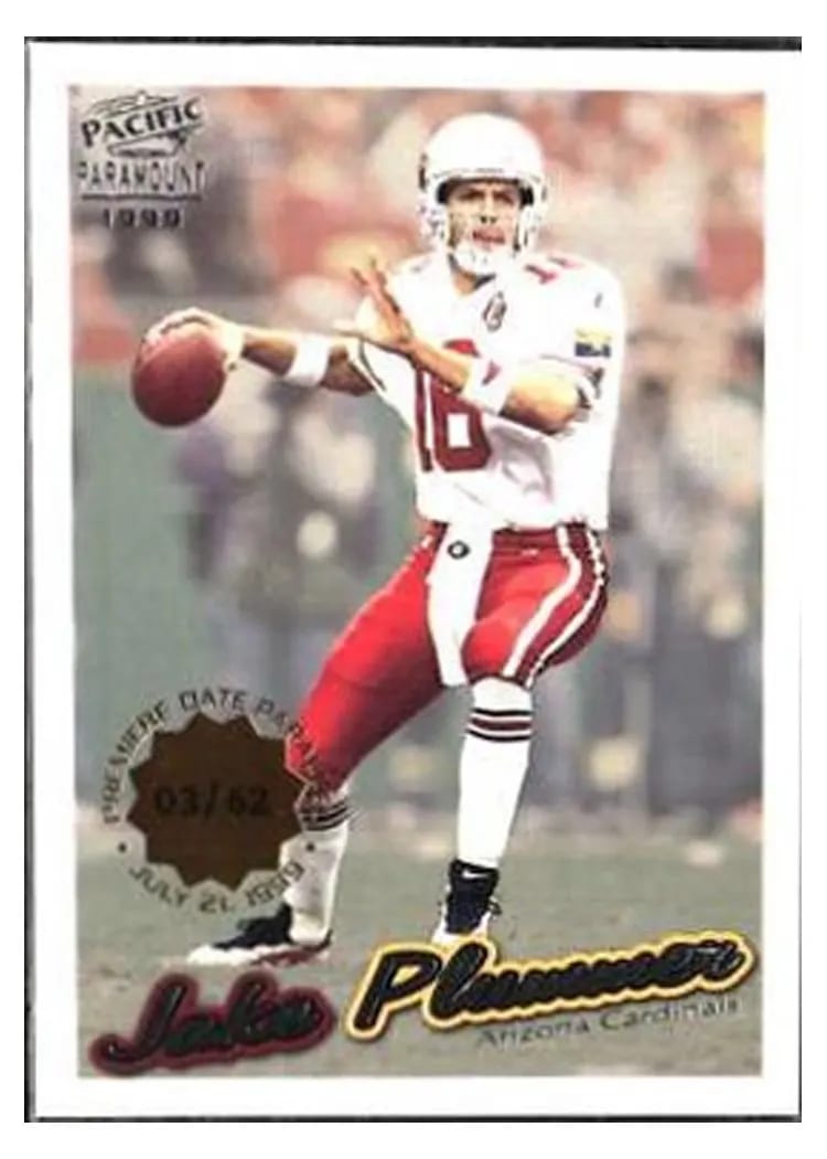 1999 Pacific Paramount Jake Plummer #7 card