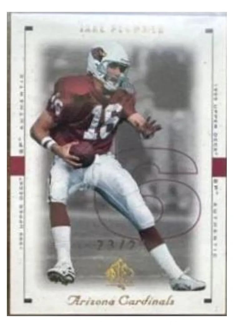 1999 SP Authentic Jake Plummer #1 card