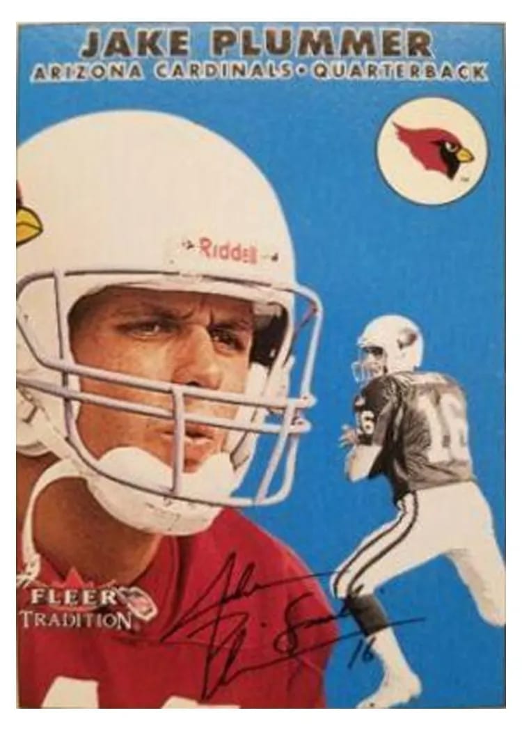 2000 Fleer Tradition Jake Plummer #33 card
