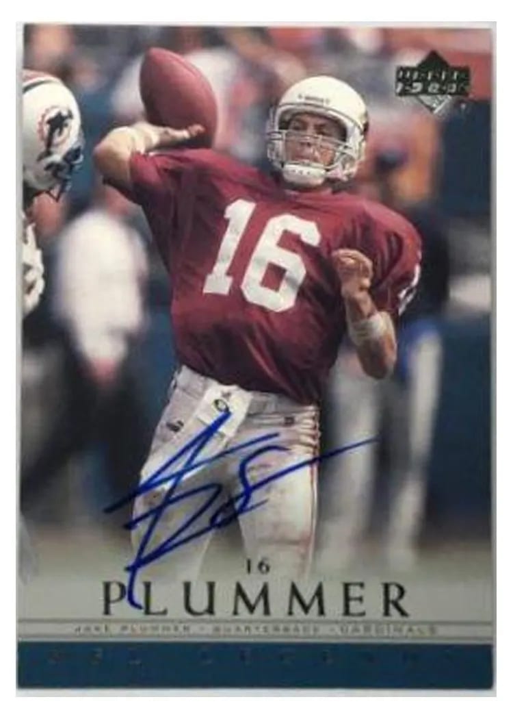 2000 Upper Deck Legends Autographs Jake Plummer card