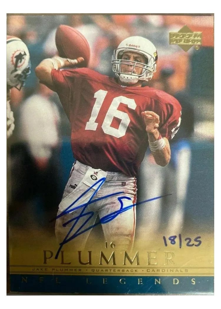2000 Upper Deck Legends Autographs Jake Plummer card