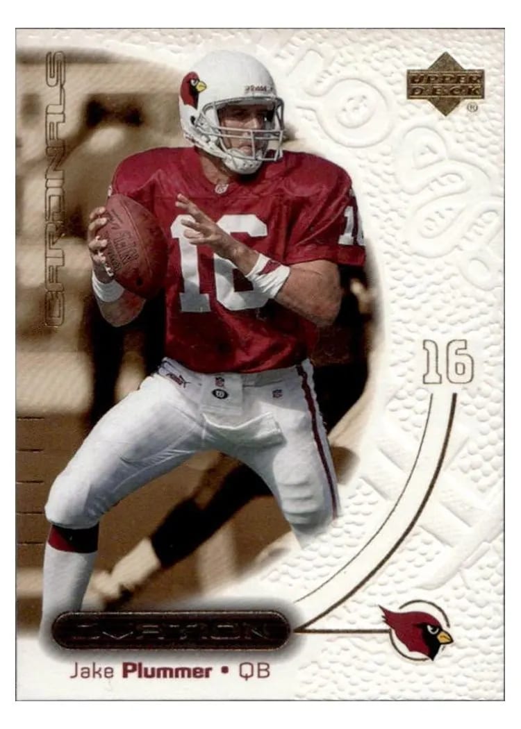 2000 Upper Deck Ovation Jake Plummer #1 card