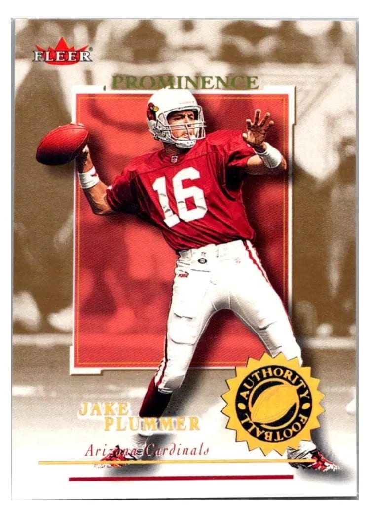2001 Fleer Authority Jake Plummer #9 card