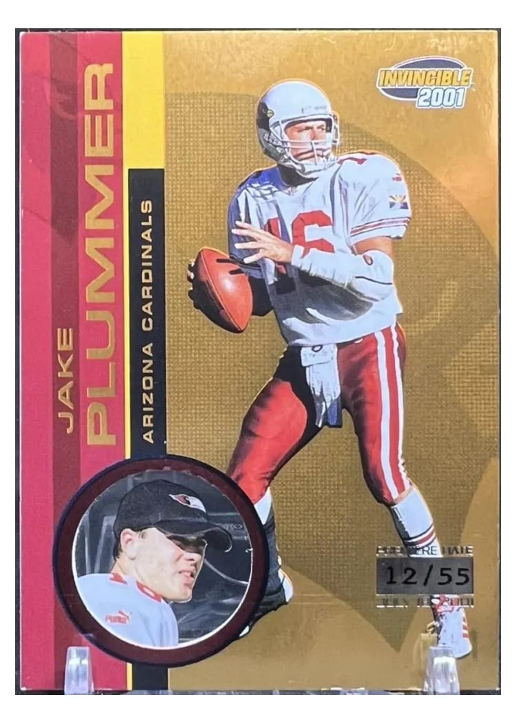 2001 Pacific Invincible Jake Plummer #6 card