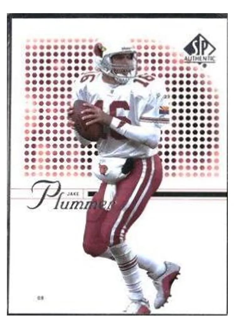 2002 SP Authentic Jake Plummer #61 card