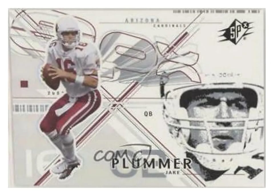 2002 Spx Jake Plummer #81 card