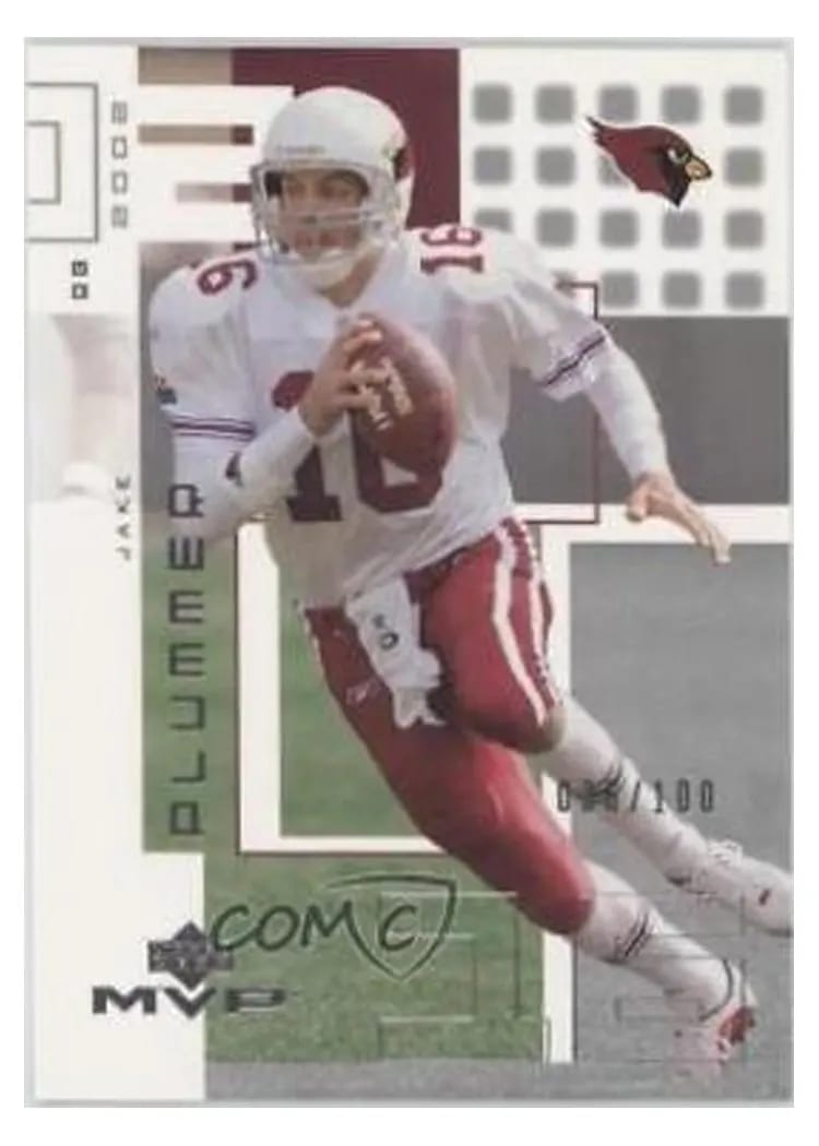 2002 Upper Deck MVP Jake Plummer #5 card