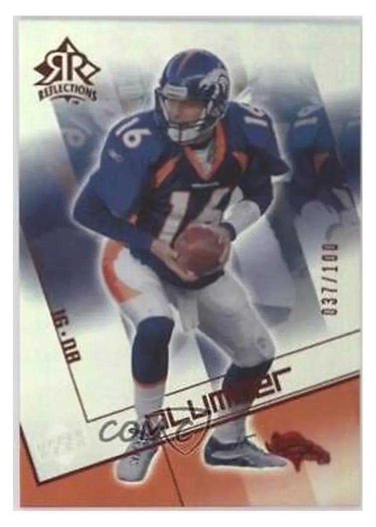 2004 Upper Deck Reflections Jake Plummer #30 card