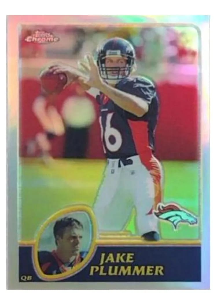 2005 Topps Chrome Throwbacks Jake Plummer #TB48 card