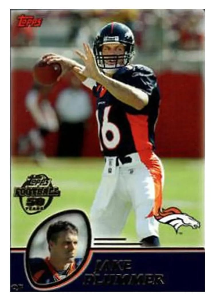 2005 Topps Throwback Jake Plummer #TB48 card