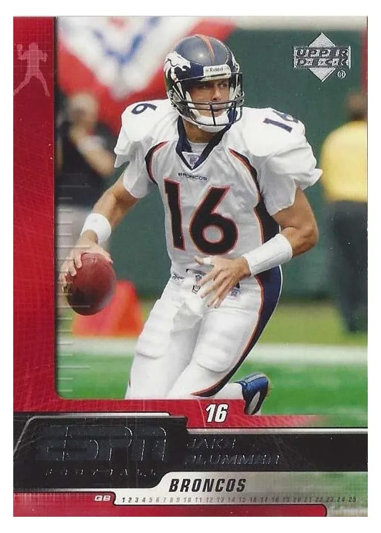 2005 Upper Deck ESPN Jake Plummer #30 card