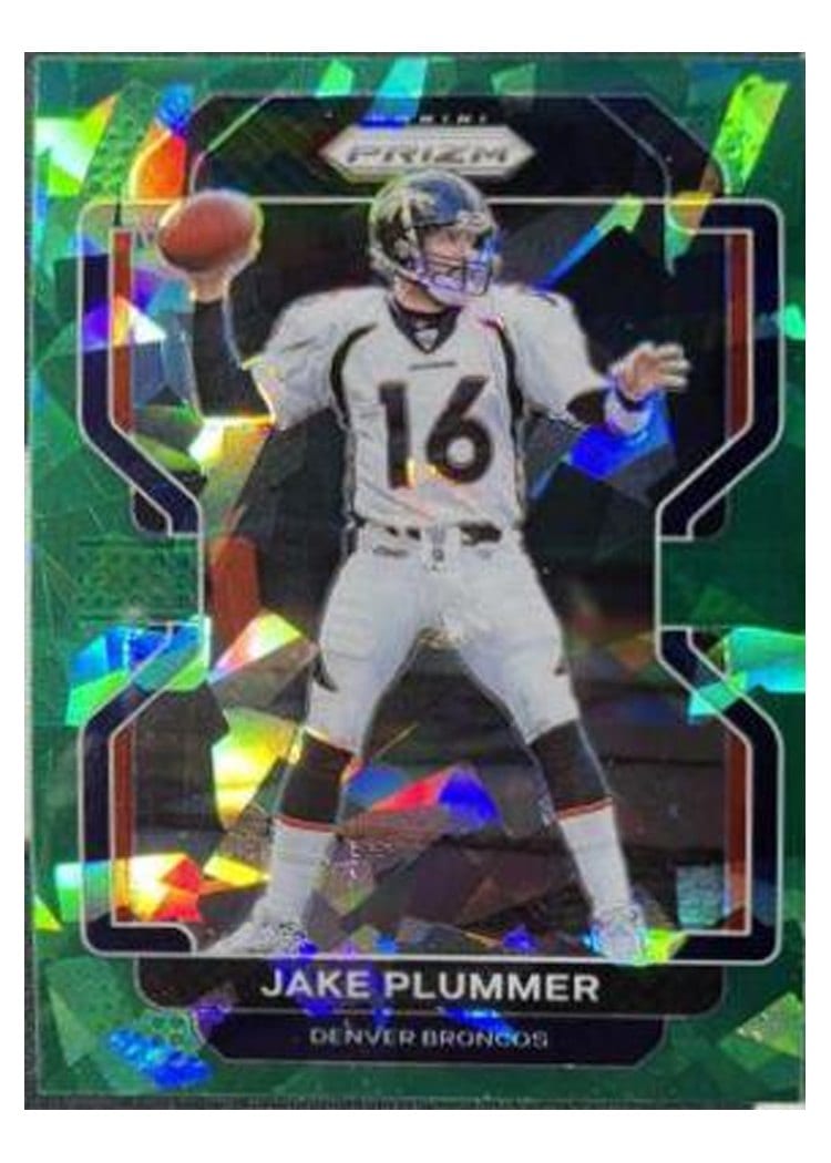 2021 Panini Prizm Base Set Jake Plummer Green Ice Prizm #207 card