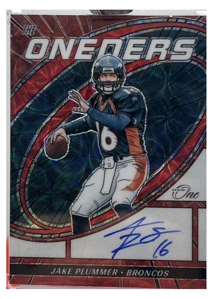 2023 Panini One The Oneders Autographs Jake Plummer #371 card