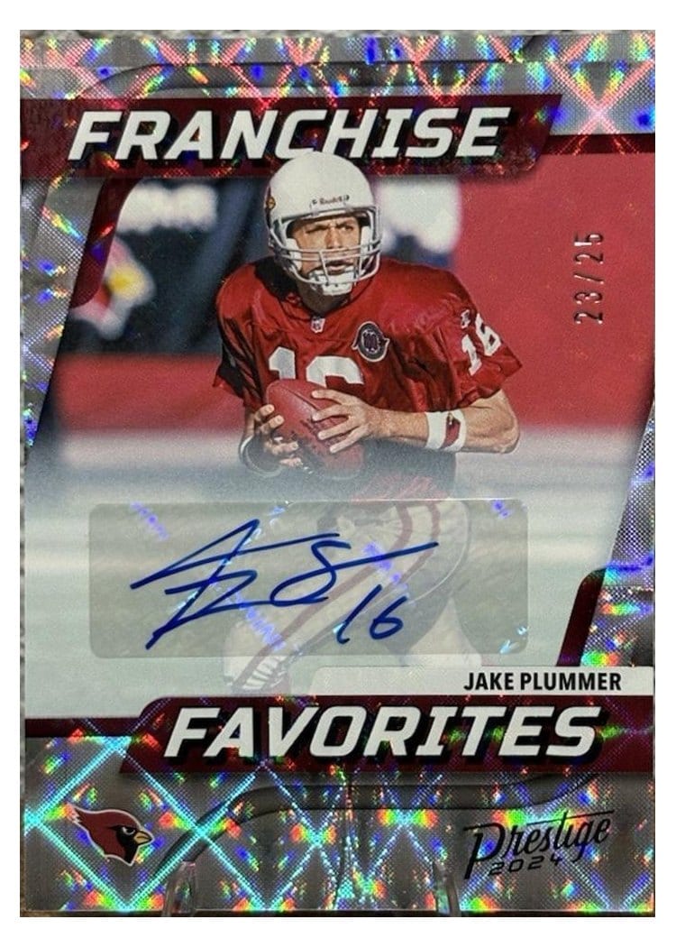 2024 Panini Prestige Franchise Favorites Xtra Points Autographs Jake Plummer #15 card