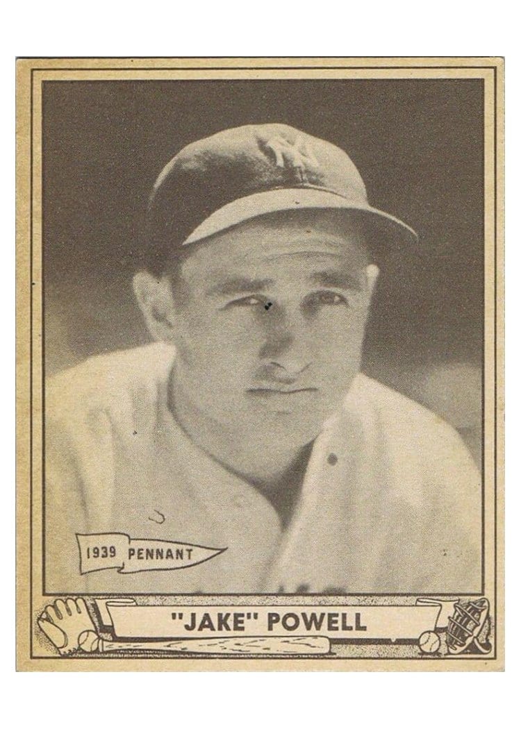1940 Play Ball Jake Powell #11 card