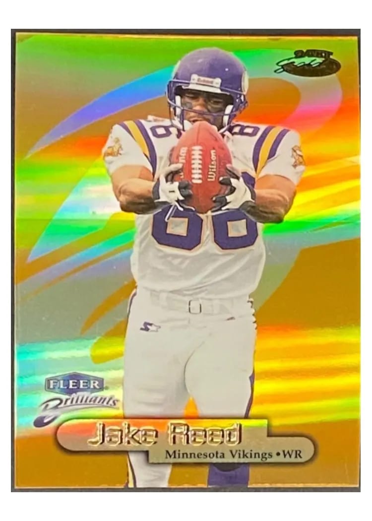 1998 Fleer Brilliants Jake Reed #68TG card