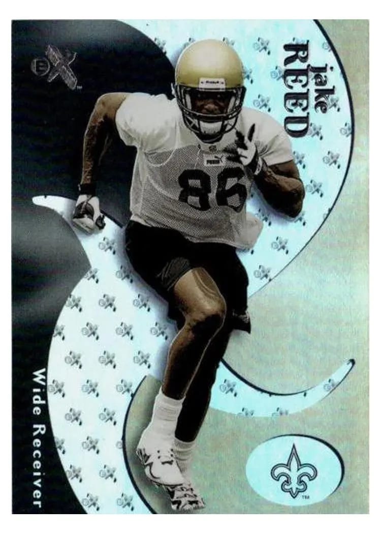 2000 Fleer E X Jake Reed #3 card