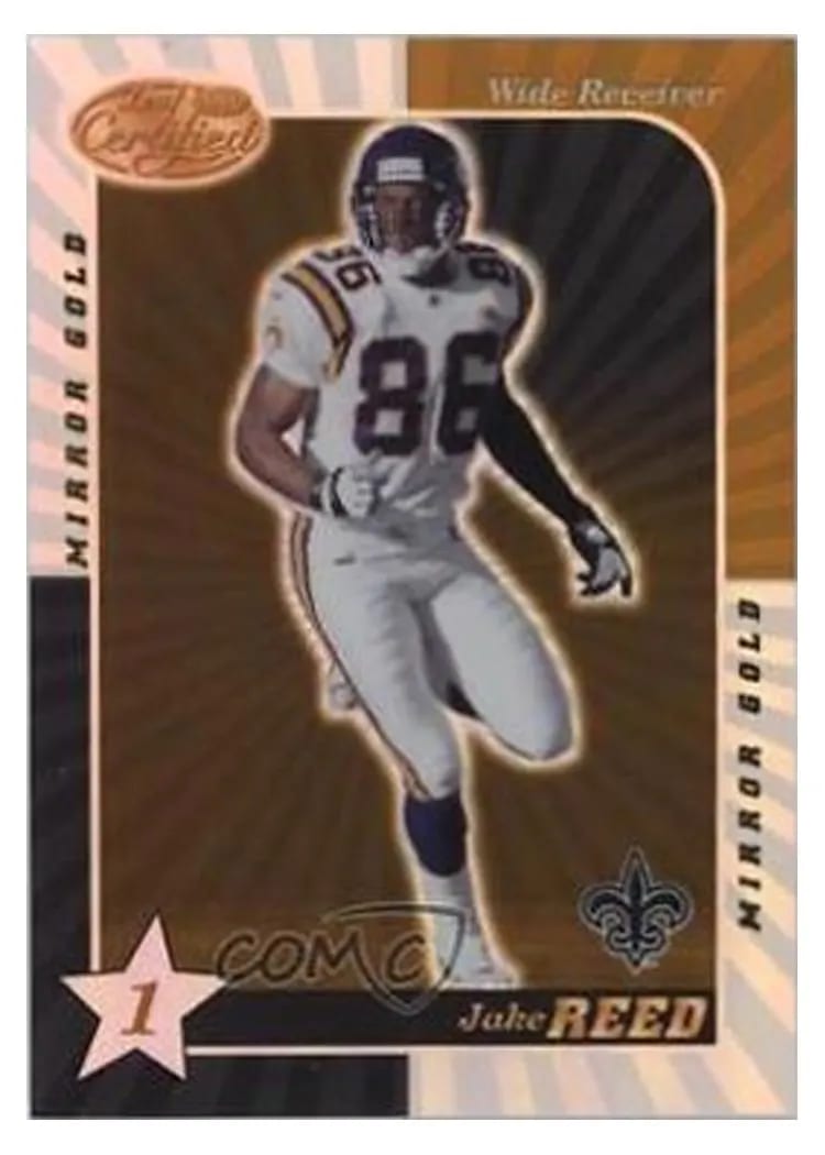 2000 Leaf Certified Jake Reed #60 card