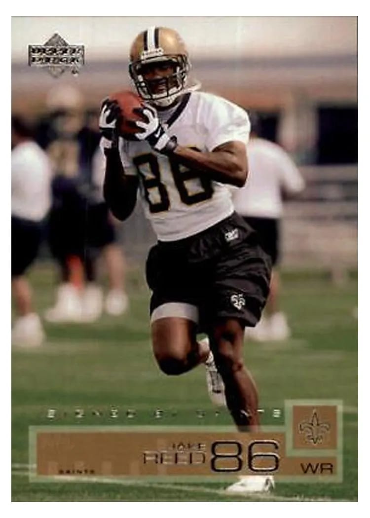 2002 Upper Deck Jake Reed #105 card