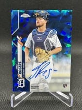 2020 Topps Chrome Sapphire Edition Rookie Autographs Jake Rogers #CSA-JR card