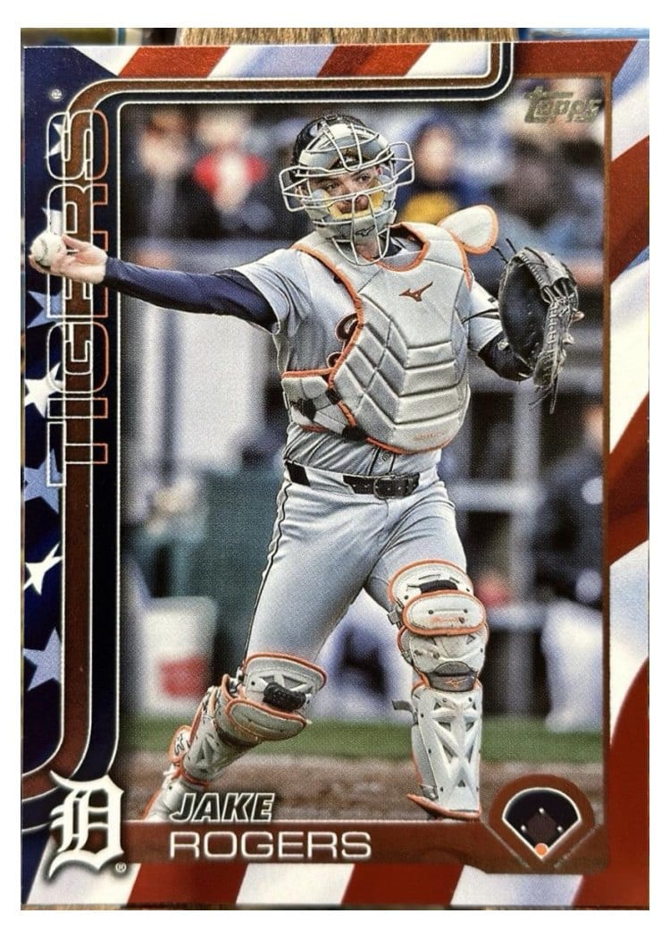 2025 Topps Base Set Jake Rogers #55 card