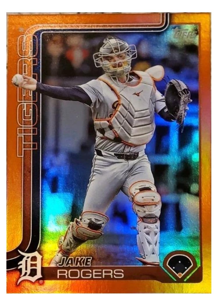 2025 Topps Base Set Jake Rogers #55 card